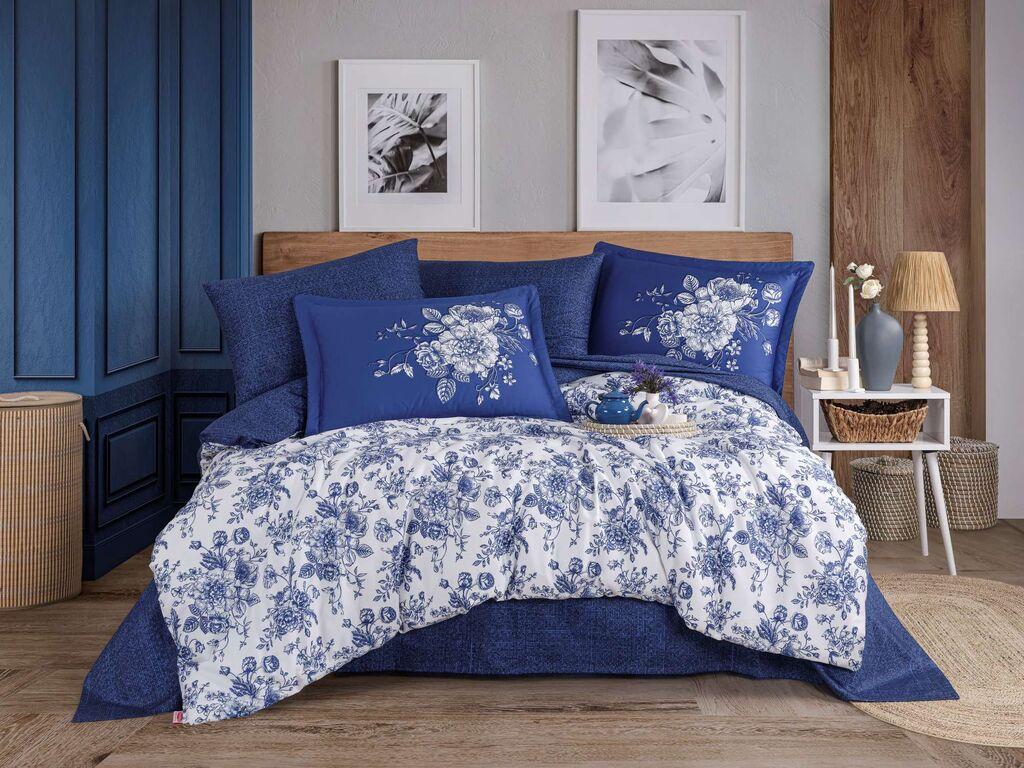 L'essentiel Maison set posteljine Sancha, 200x220 cm, plava