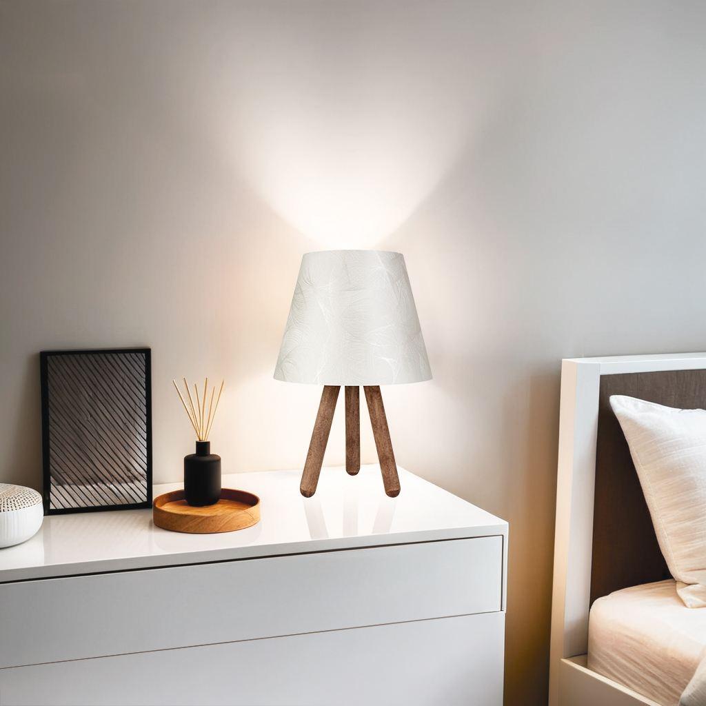 Opviq Stona lampa AYD-1505, Prljavo bijela