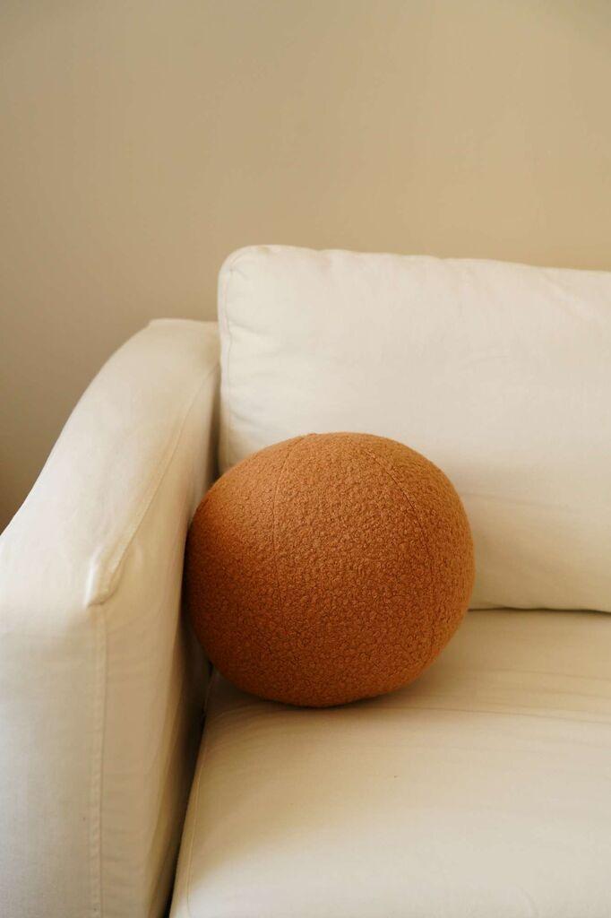 Aberto Design Dekorativni jastuk Teddy Top 20, 20x20x20 cm, Smeđa