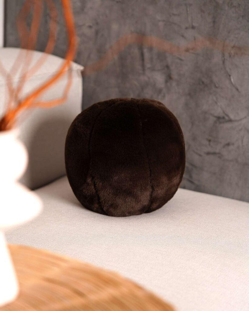 Aberto Design Ukrasni jastuk Pelus Top, 25x25x25 cm, Braon