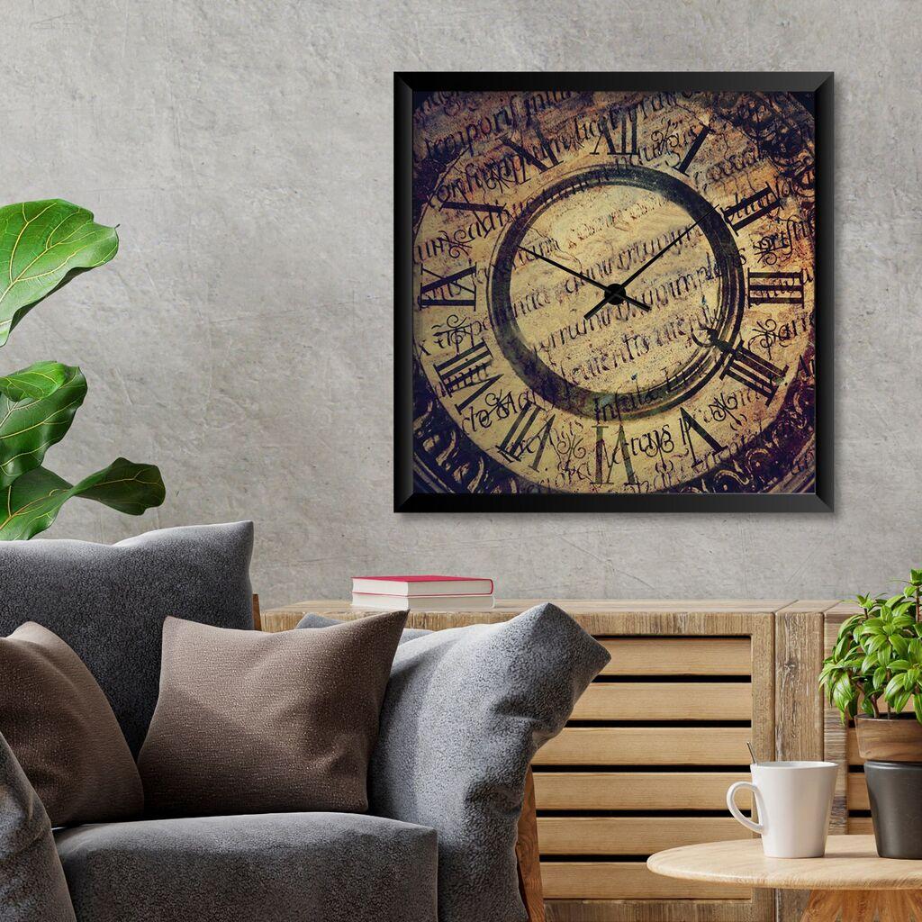 Wallity Dekorativni zidni sat STMDF1728873, 45x45 cm