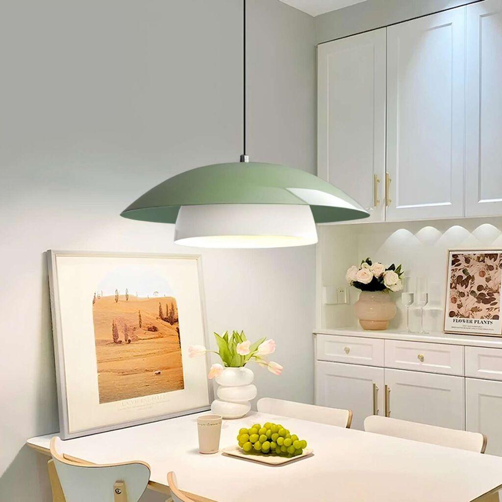 Opviq Luster 241701, Zelena i bijela