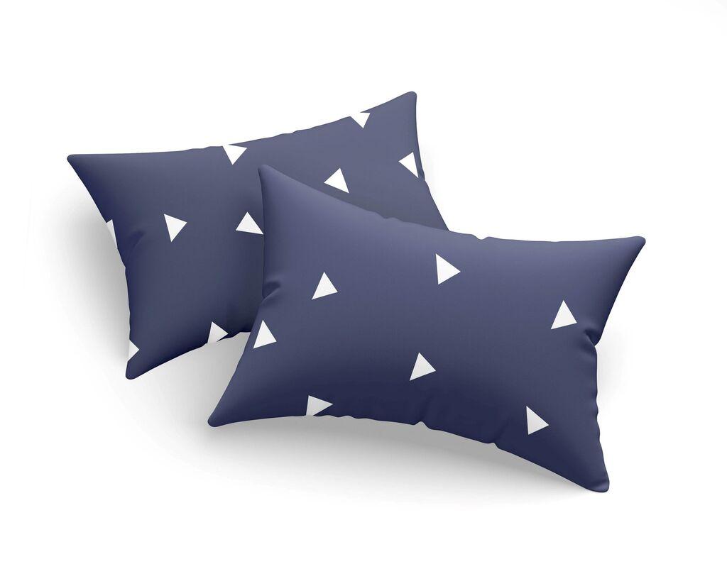 L'essentiel Maison Ucgen set jastučnica, 50x70 cm, plava