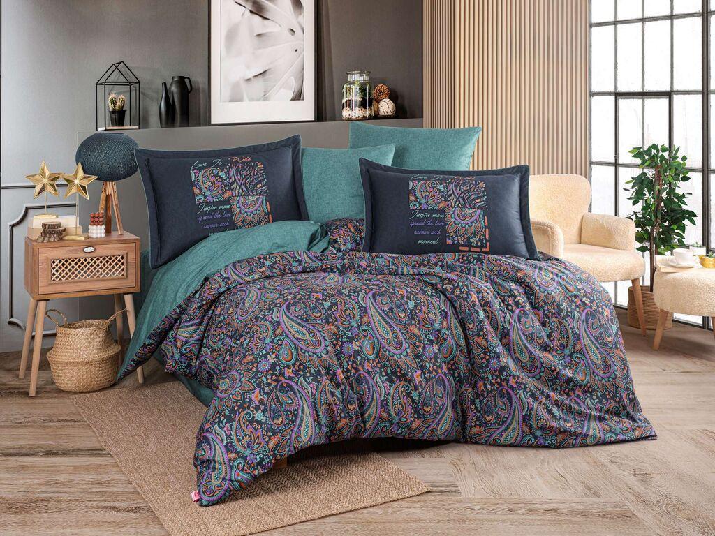 L'essentiel Maison set posteljine Clementina, 200x220 cm, šareno