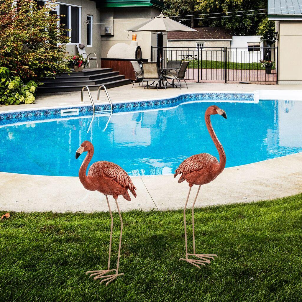 Aberto Design Set ukrasnih figura Flamingo, Rosy