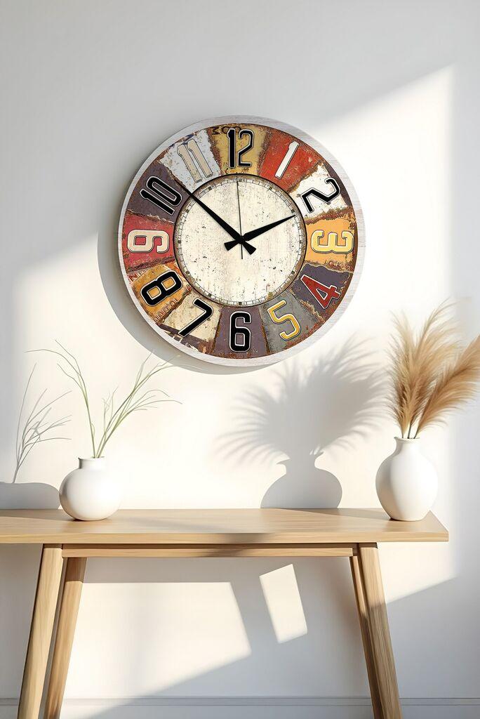 Wallity Dekorativni zidni sat Huhuas00015, 50x50 cm