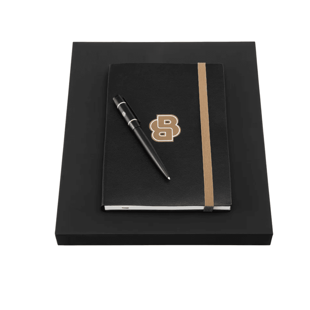 Hugo Boss Notes A5 i hemijska olovka HPBH612A, Crni