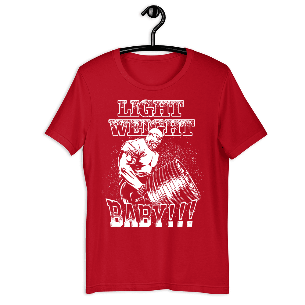Goatees Muška majica Light weight Baby!, Crvena
