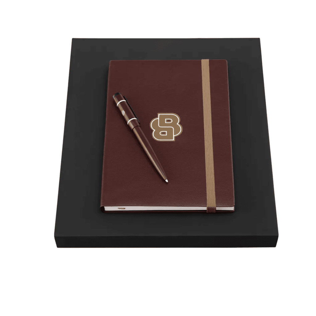 Hugo Boss Notes A5 i hemijska olovka HPBH612R, Bordo