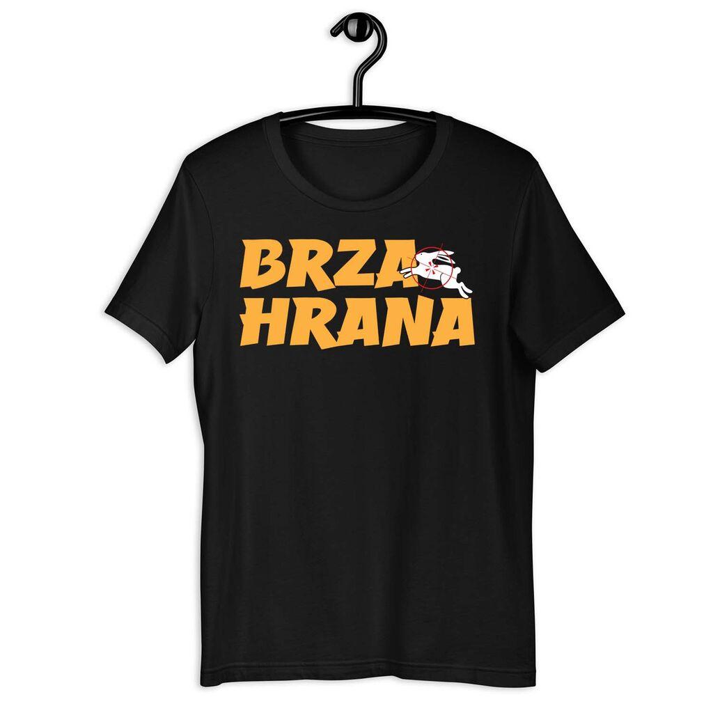 Goatees Muška majica Brza hrana, Crna