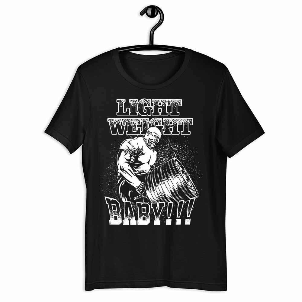 Goatees Muška majica Light weight Baby!, Crna