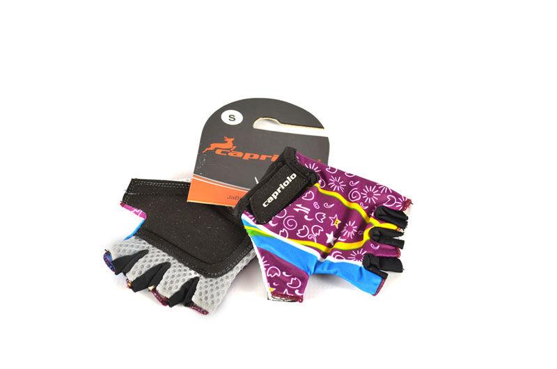 Capriolo Biciklističke rukavice Stars, Ljubičaste