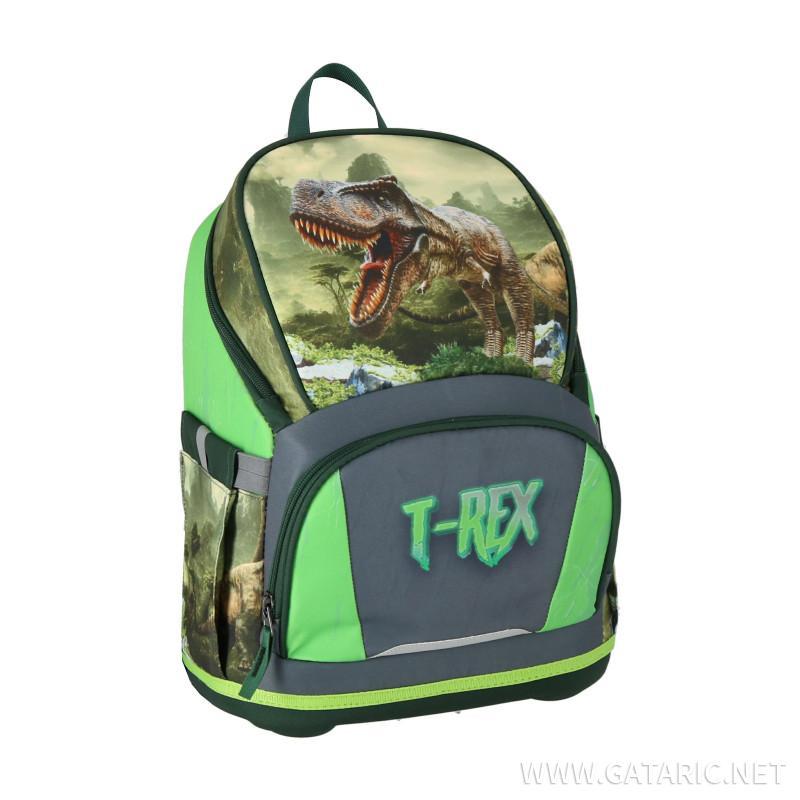 Air Light Torba anatomska za dječake T-Rex 409881, 40 cm, Zelena
