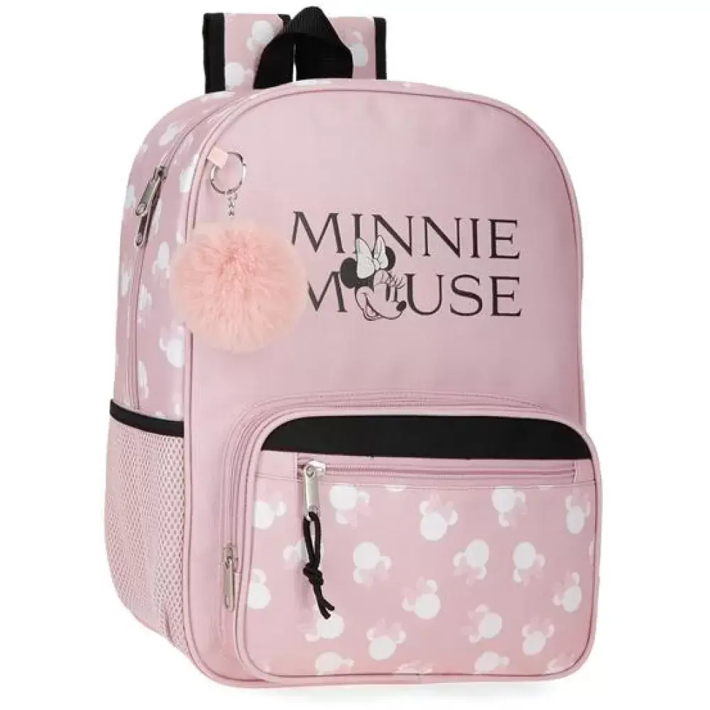 Disney Ranac za djevojčice Minnie Heads 3142641, 38 cm, Roze