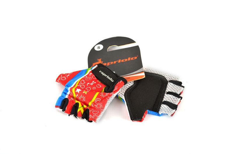 Capriolo Biciklističke rukavice Stars, Crvene