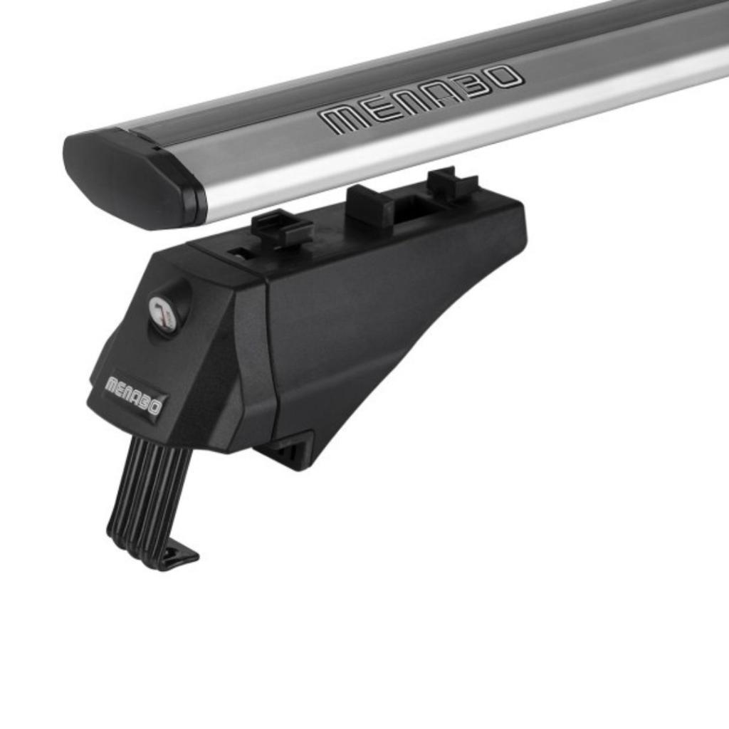 Menabo Krovne šipke za automobil Blade, M, Srebrna boja + Alfa High