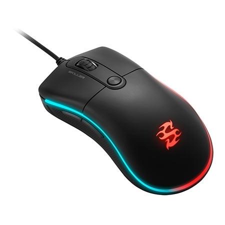 Sharkoon Miš gaming Skiller SGM2 RGB OPT U, optički, 6400 dpi, 6 buttons, USB, Crna