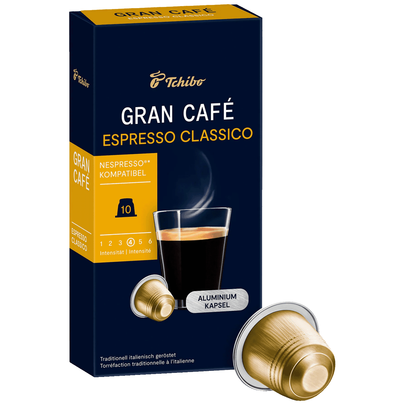 Tchibo Kapsule Gran Café Espresso Classico za Nespresso 10/1, Zlatne