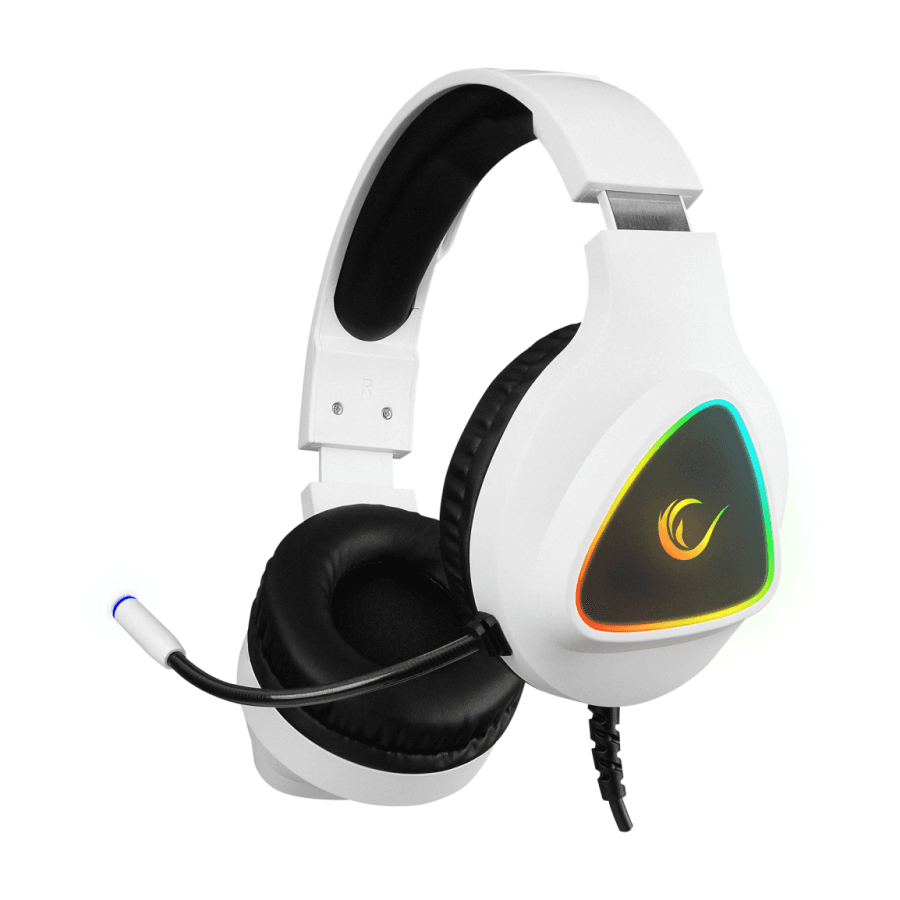 Rampage Slušalice sa mikrofonom gaming M7 Moncher RGB LED, USB 7.1, Bijele