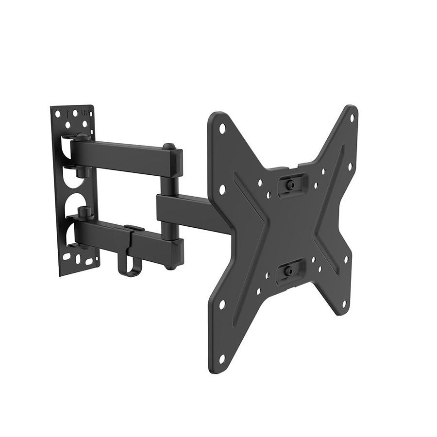 Zidni nosač GNC PSW831, 14-43", 25kg, VESA 200x200, nagib, Crna