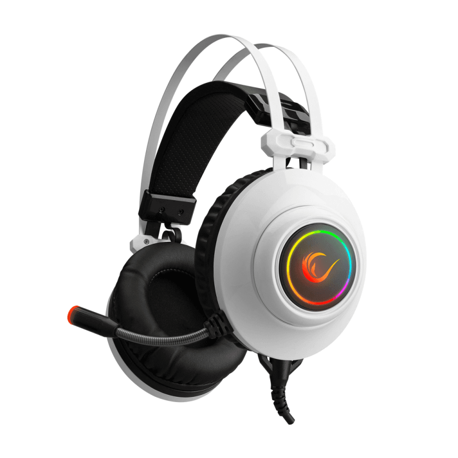 Rampage Slušalice sa mikrofonom gaming RM-K1 PULSAR, USB 7.1 surround, vibracija, RGB, Bijele