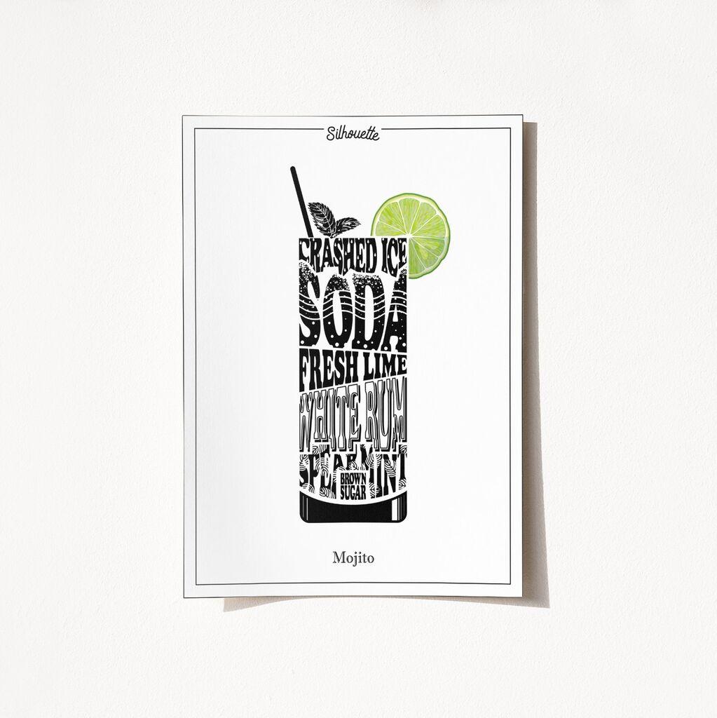 Wallity Poster Mojito-2055, 50x70 cm