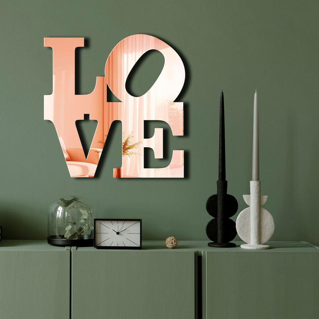 Wallity Ogledalo Ozgl506, 47x48 cm, Rose-gold