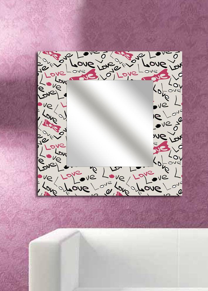 Zidno ogledalo MA-28, 50x50 cm, šareno