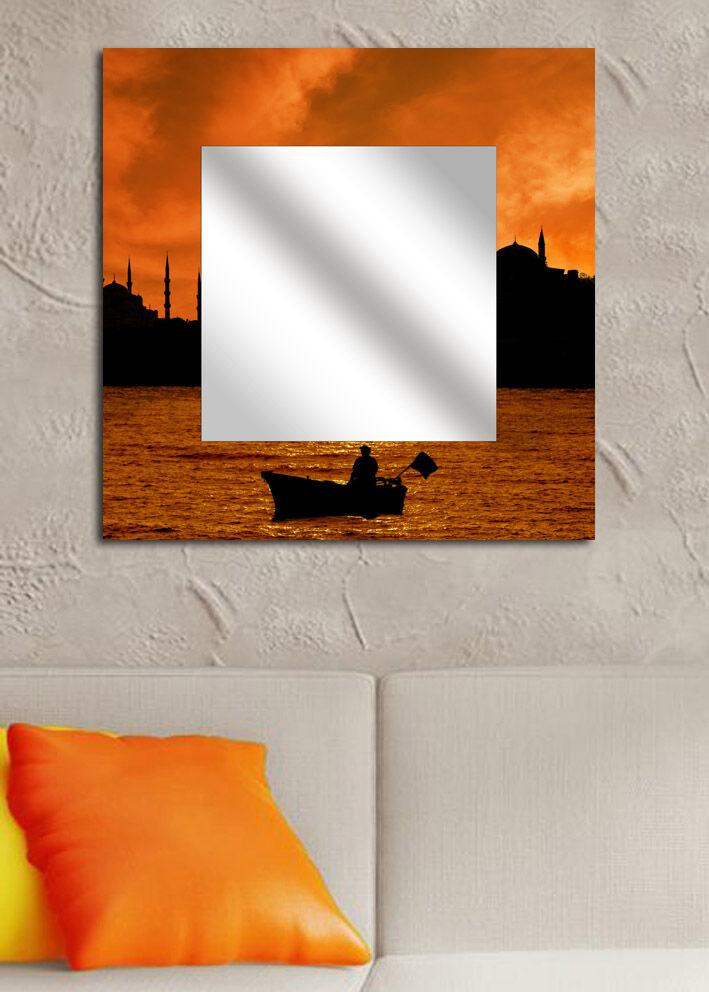 Zidno ogledalo MA-36, 50x50 cm, šareno