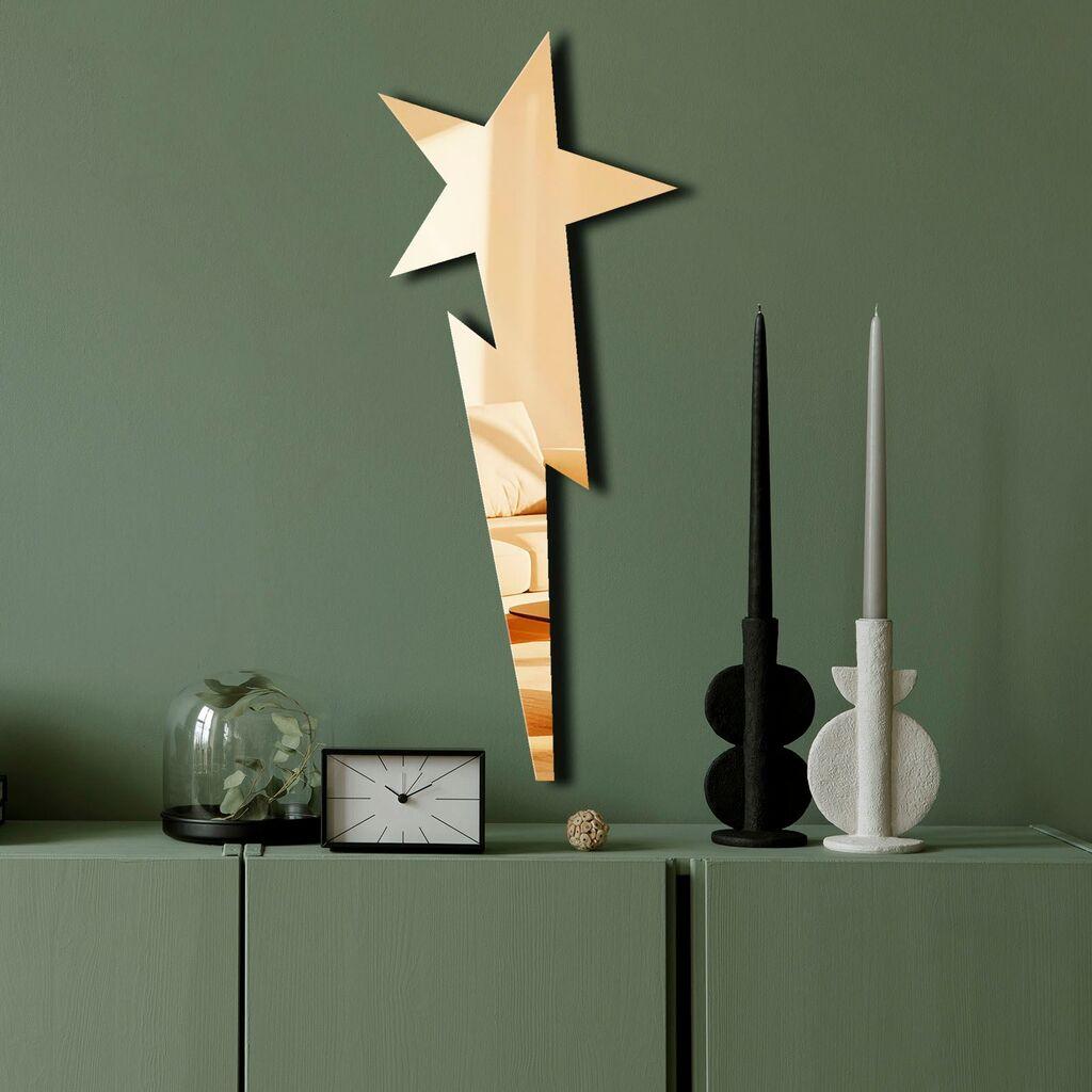 Zidno ogledalo Ozgl521, 24x60 cm, zlatna boja