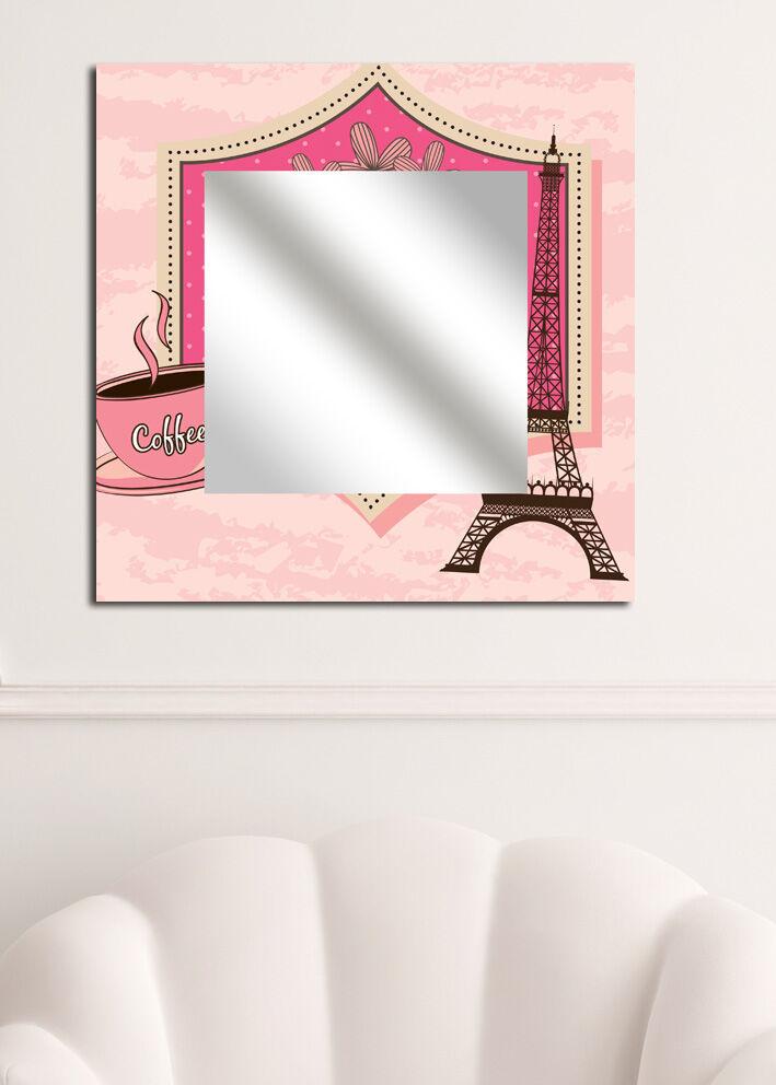 Zidno ogledalo MA-8, 50x50 cm, šareno