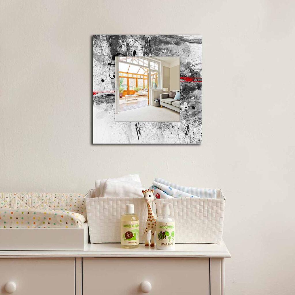 Zidno ogledalo MA-39, 50x50 cm, šareno