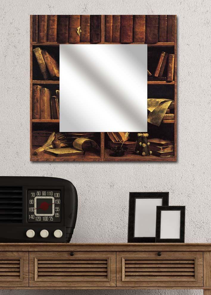 Zidno ogledalo MA-41, 50x50 cm, šareno