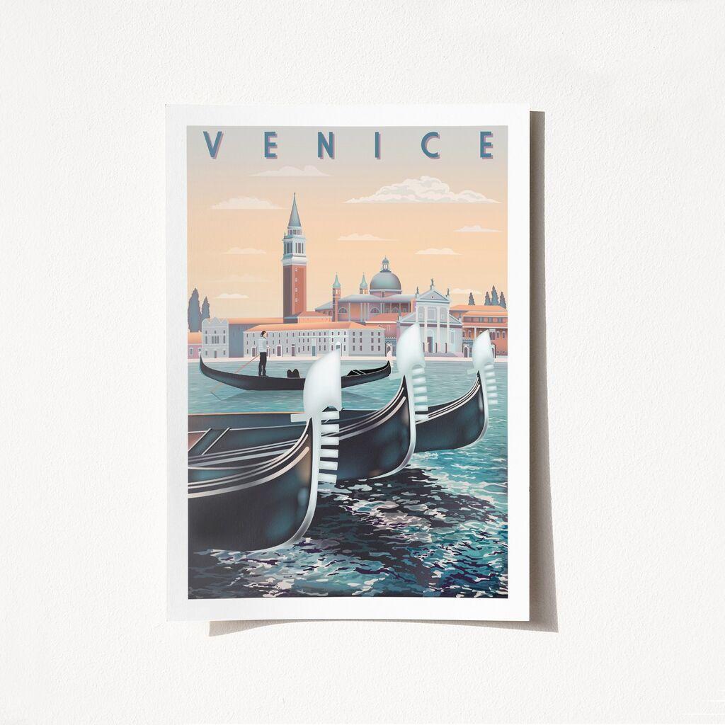 Wallity Poster Venice-1954, 29,7x42 cm
