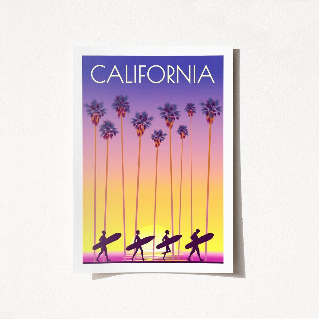 Wallity Poster California-2003, 50x70 cm