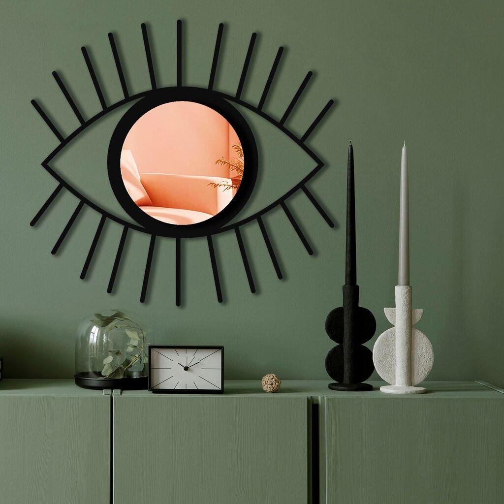 Ogledalo Wallity Ozgl523, 48x45 cm, Ružičasto-zlatna