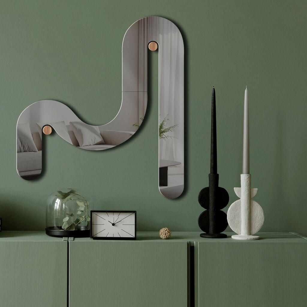 Wallity Ogledalo Ozgl509, 51x56 cm, Sivo