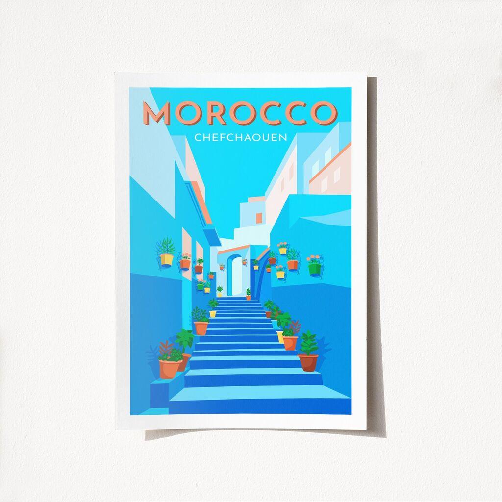 Wallity Poster Morocco-1980, 42x59,4 cm