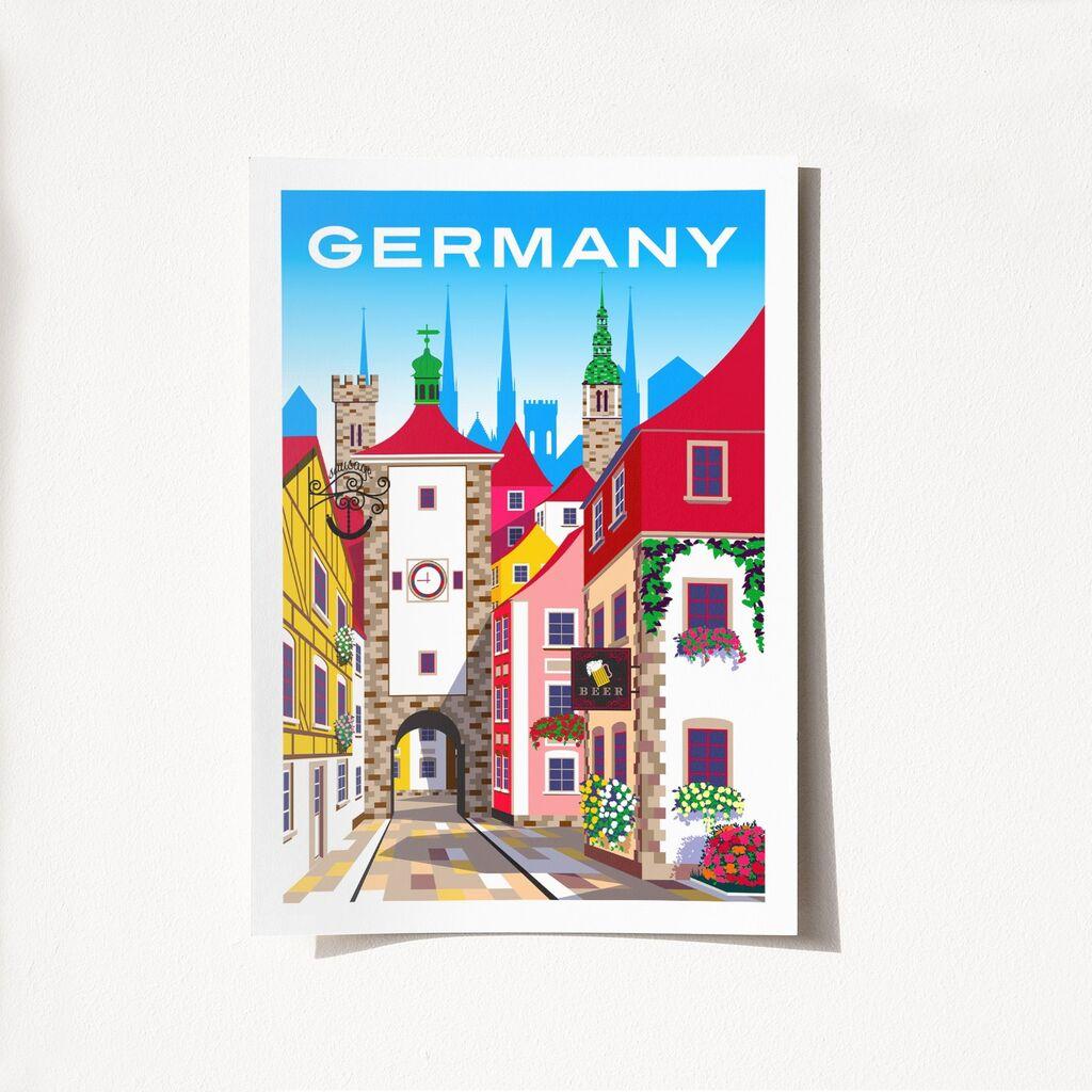 Wallity Poster Germany-2002, 50x70 cm