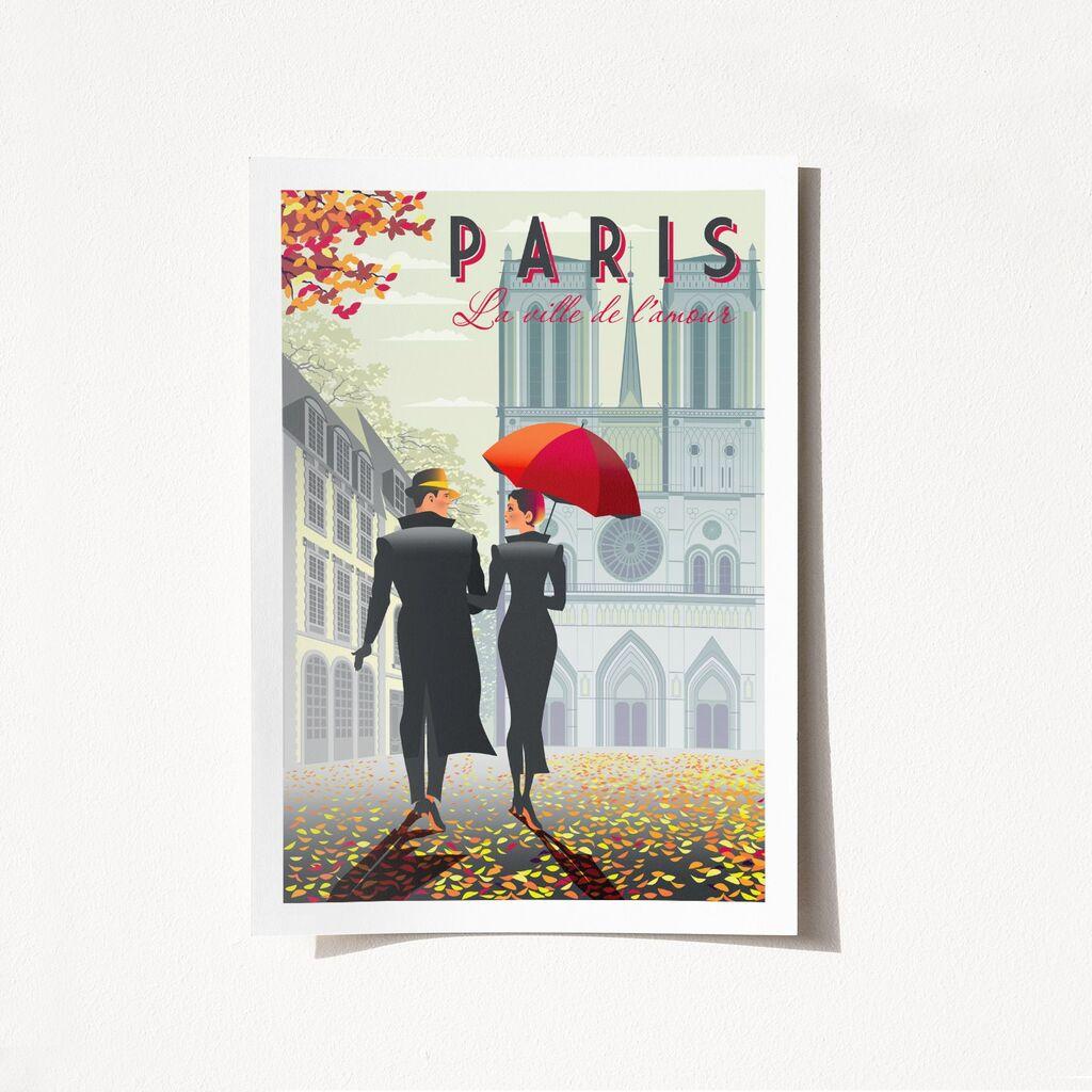 Wallity poster Pariz-1979, 42x59,4 cm