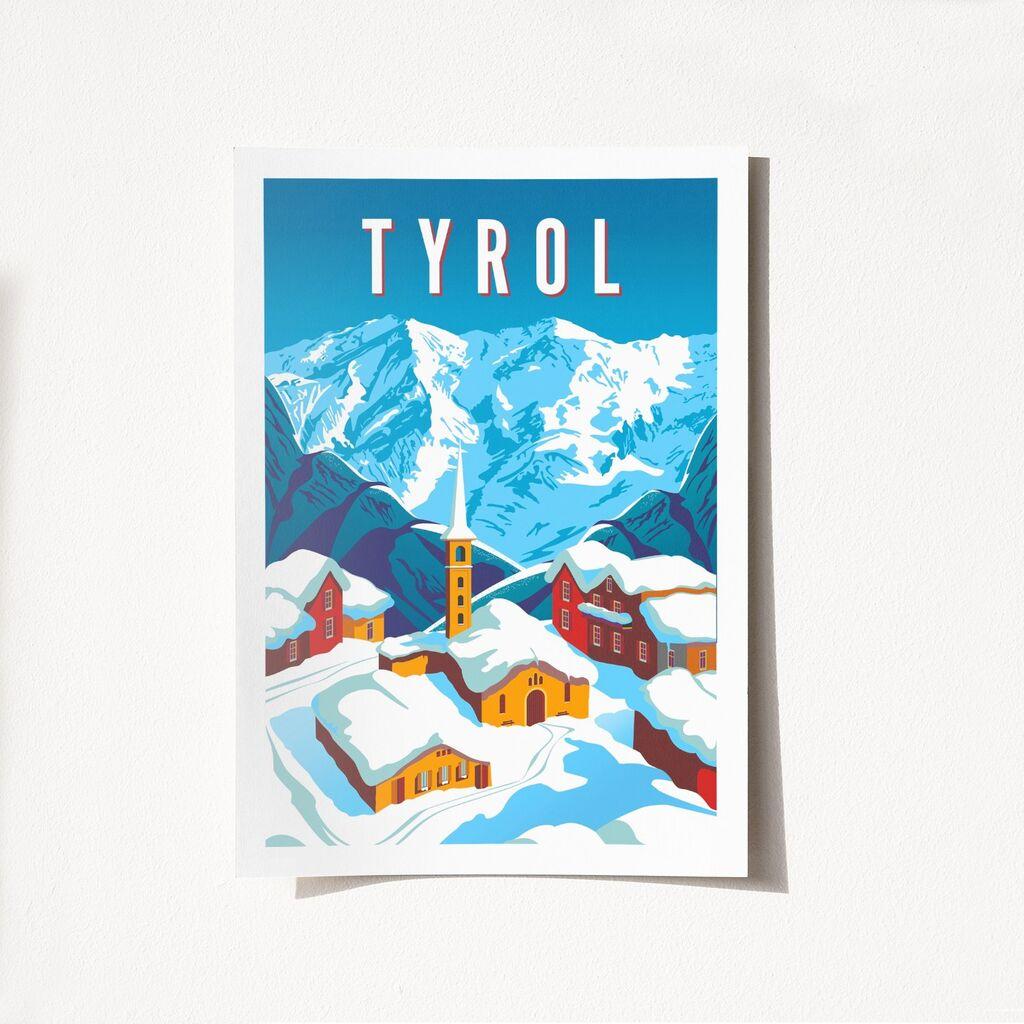 Wallity Poster Tyrol-2004, 50x70 cm