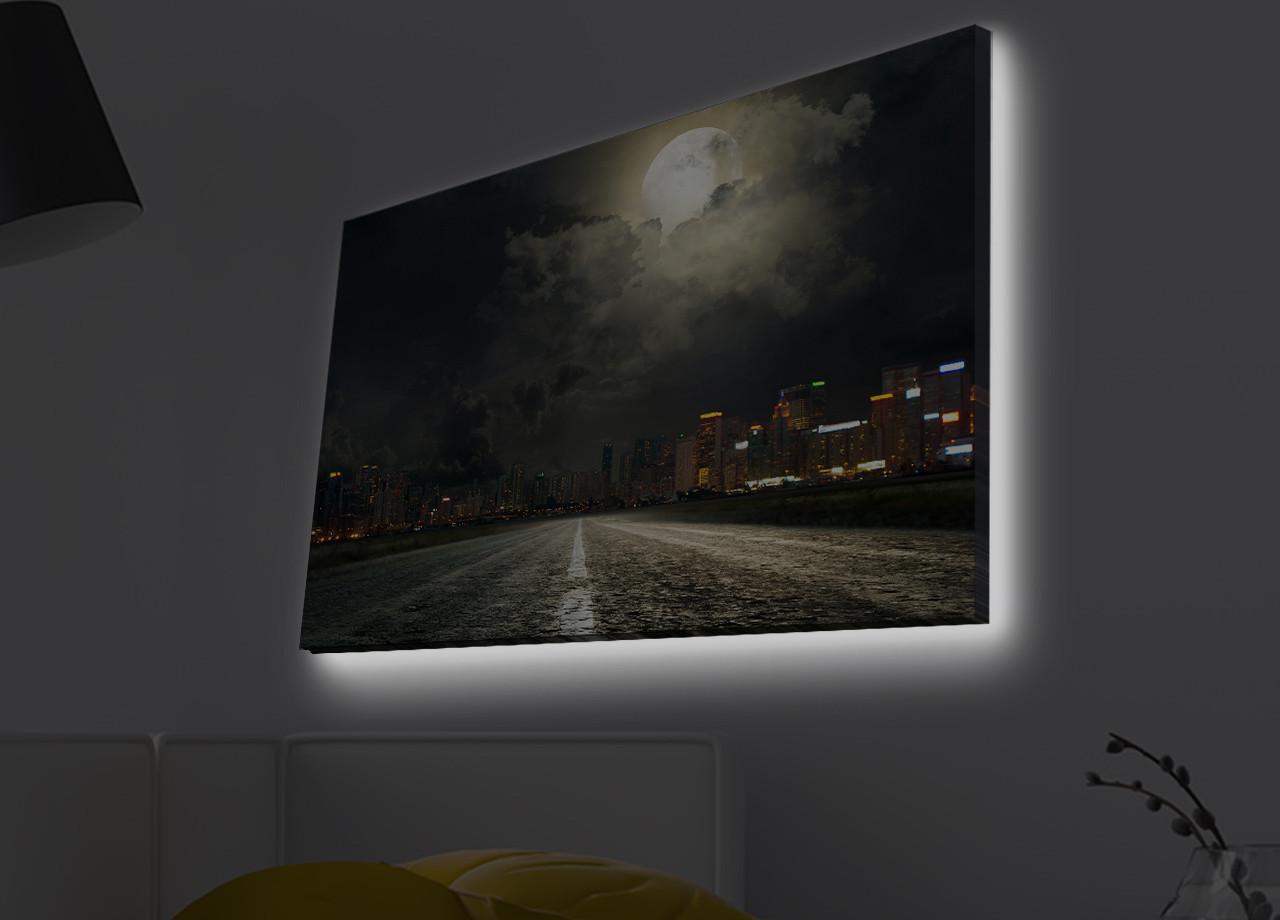 Slika na platnu Wallity sa LED osvetljenjem 45x70cm