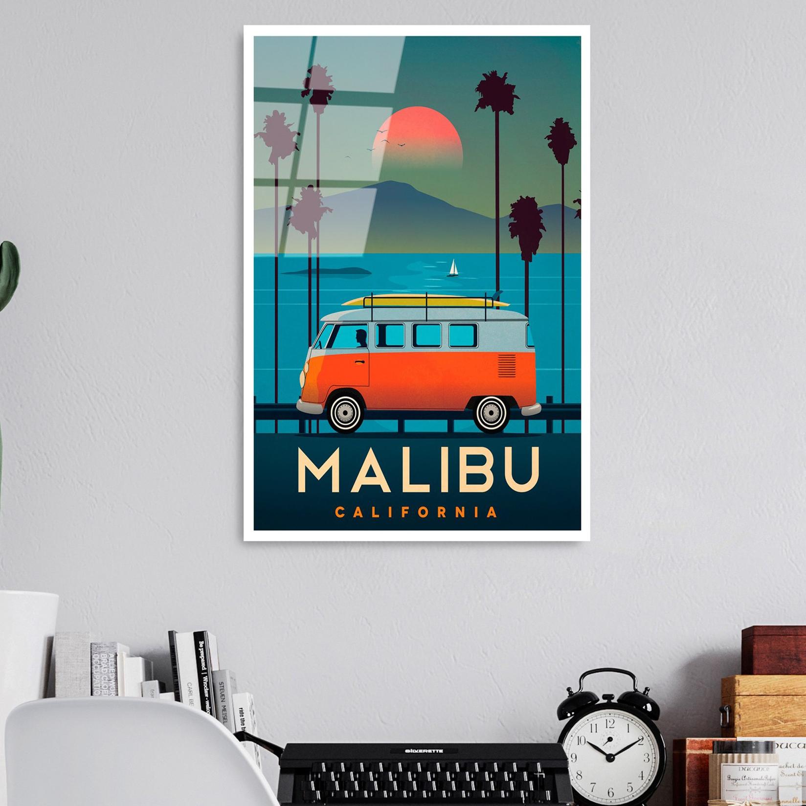 Wallity Slika od kaljenog stakla 30x45cm