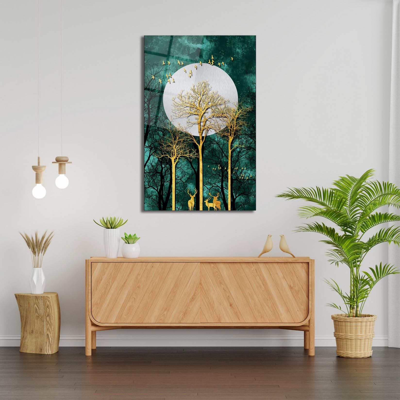 Wallity Slika od kaljenog stakla 90x60cm