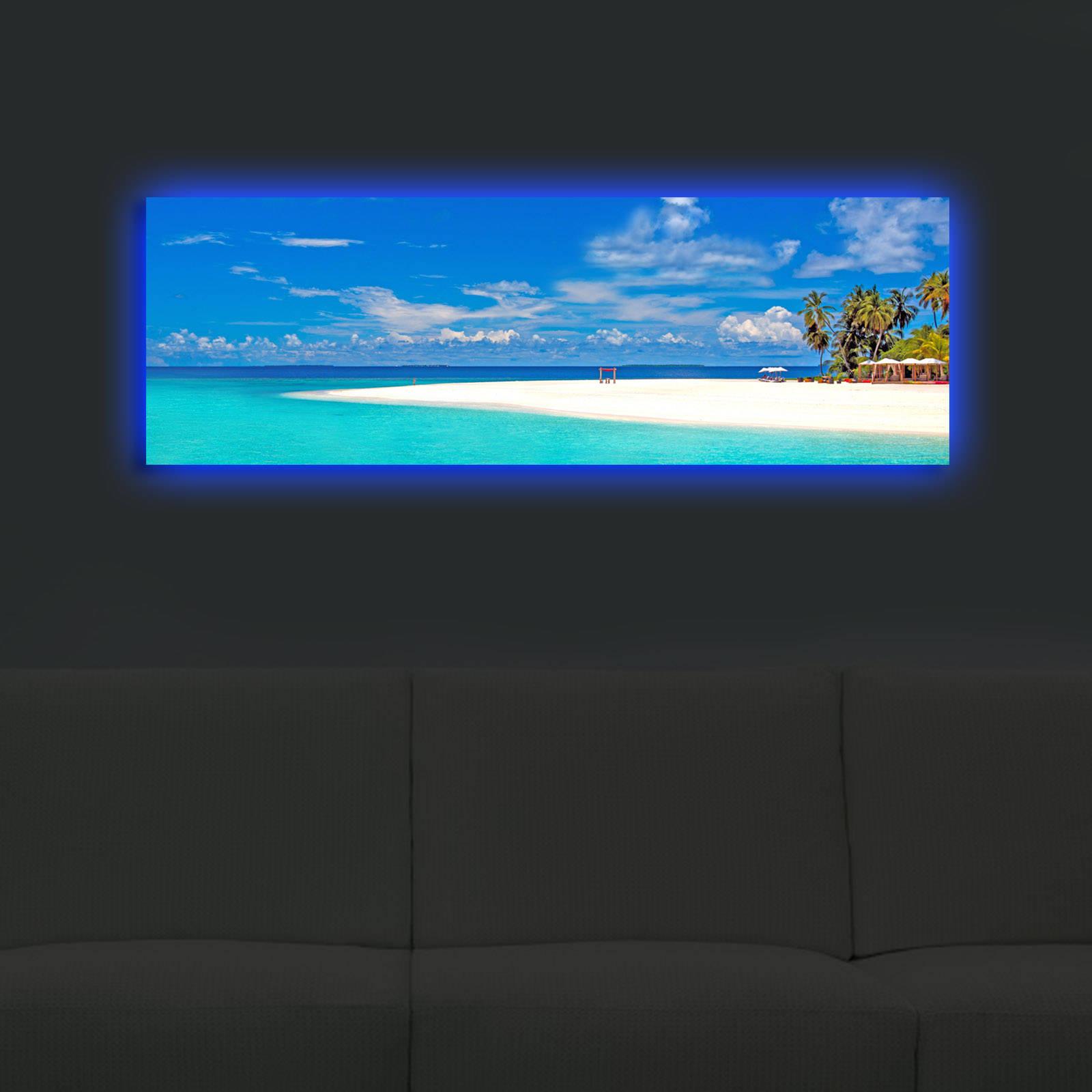 Slika na platnu Wallity sa LED osvetljenjem 30x90cm