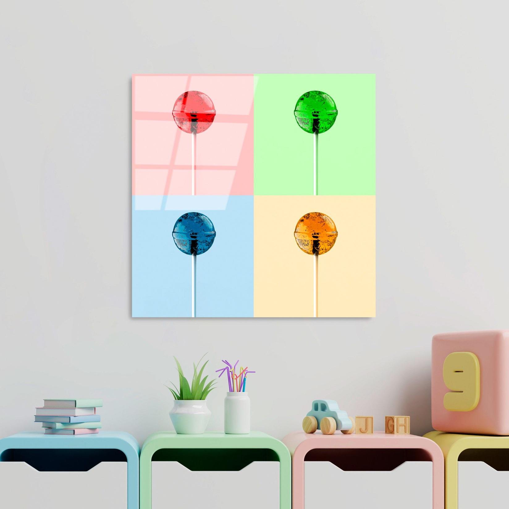 Wallity Slika od kaljenog stakla 50x50cm