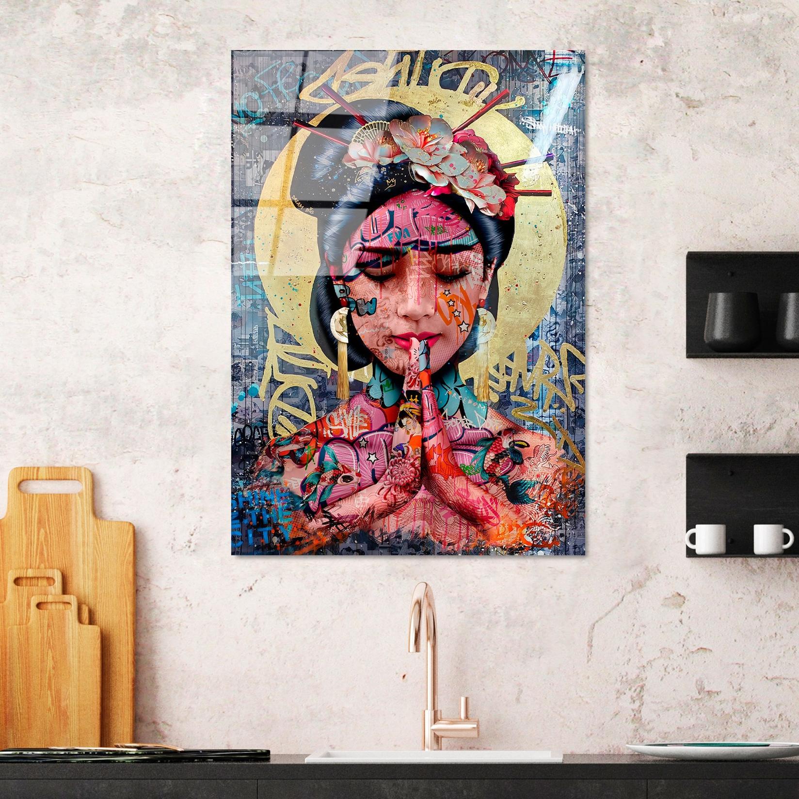 Wallity Slika od kaljenog stakla 70x100cm