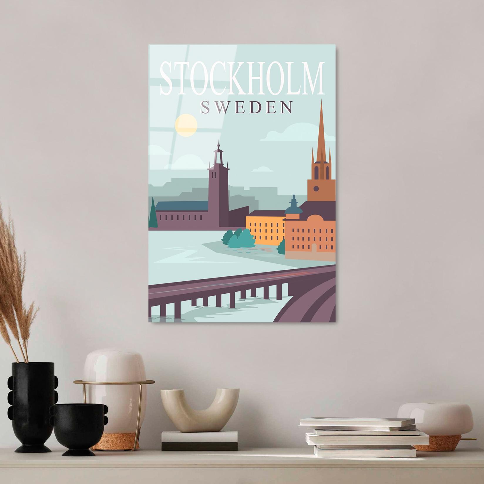 Wallity Slika od kaljenog stakla 30x45cm