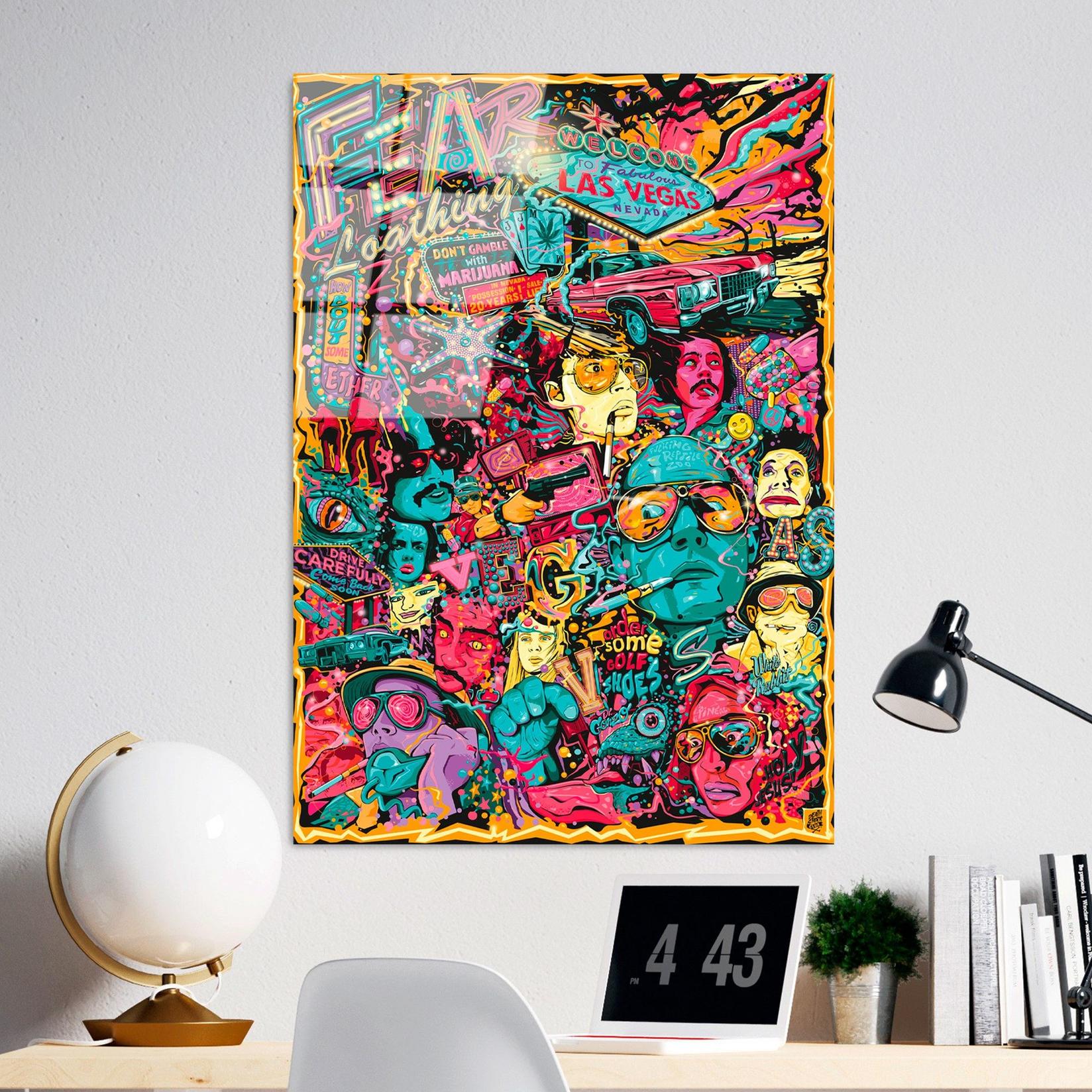Wallity Slika od kaljenog stakla 70x100cm