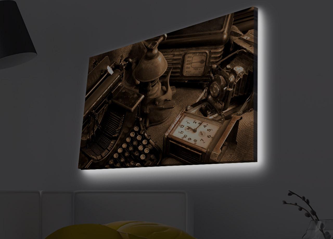 Slika na platnu Wallity sa LED osvetljenjem 45x70cm